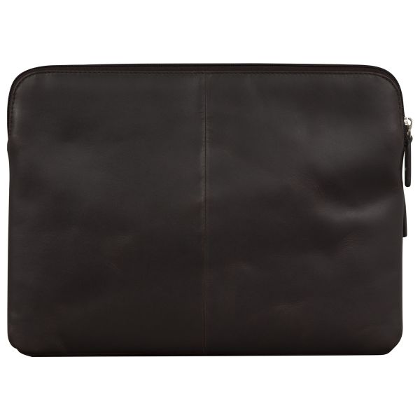 dbramante1928 Skagen Pro+ Sleeve - Laptop hoes 13 inch - Echt leer - Apple MacBook Pro 13 inch / Air 13 inch - Hunter Dark
