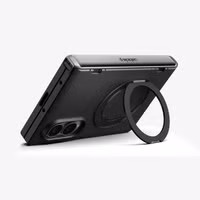 Spigen Slim Armor Mag Fit Backcover met stand Samsung Galaxy Z Fold 8 - Black