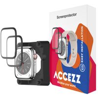 Accezz 2x Screenprotector met applicator Apple Watch Series 4-6 / SE - 40 mm