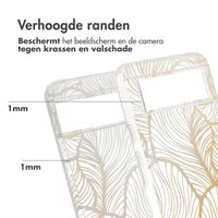 imoshion Design hoesje Google Pixel 8 - Golden Leaves Transparant