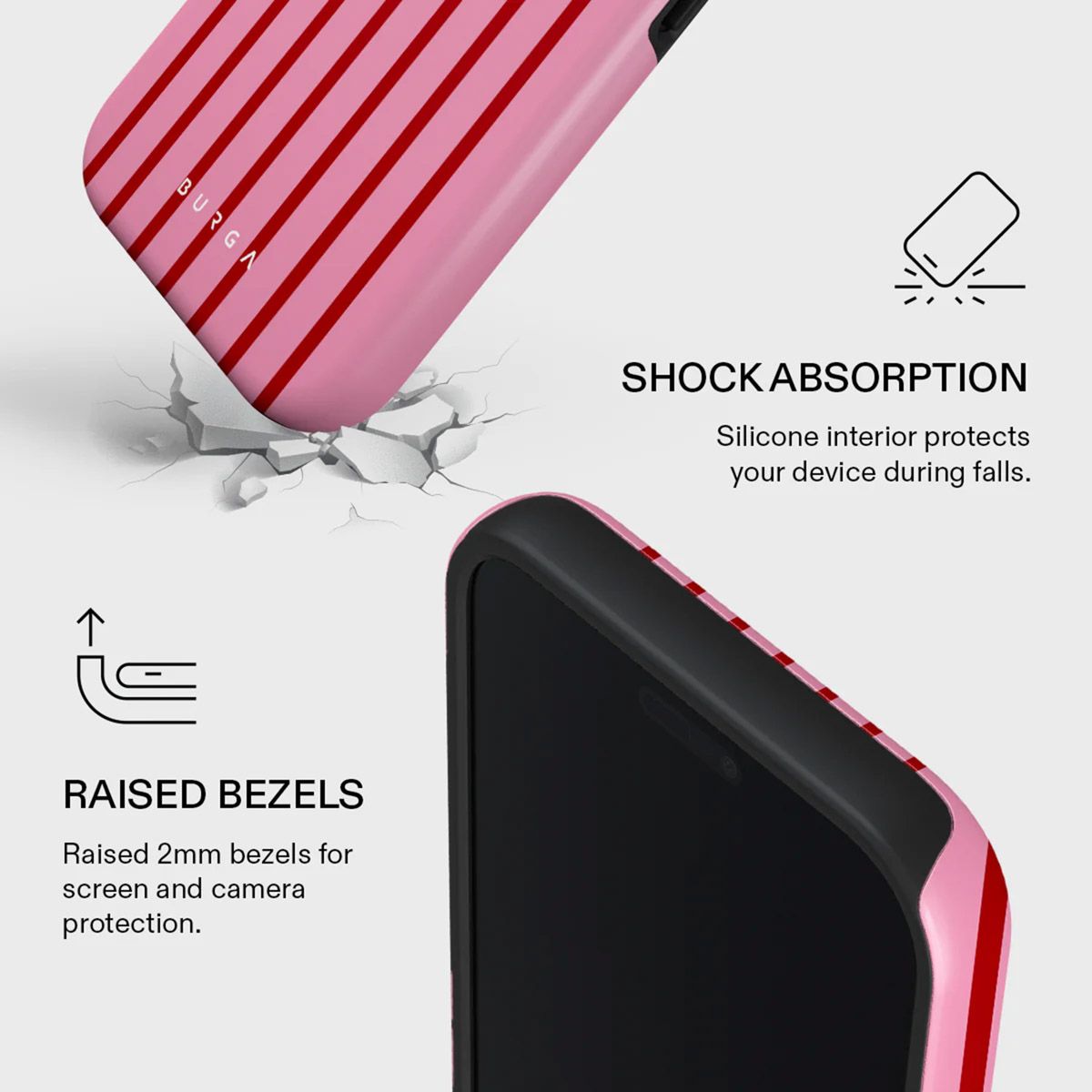 Burga Tough Backcover MagSafe voor de Apple iPhone 17 Pro Max