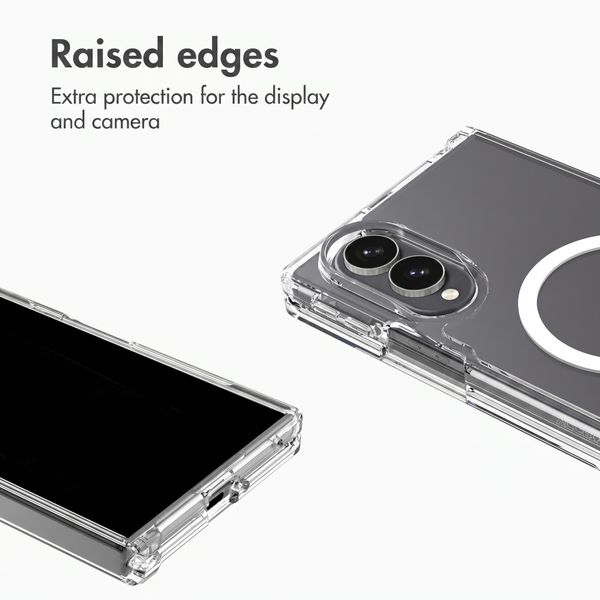 Accezz Xtreme Impact Back Cover with MagSafe Samsung Galaxy Z Fold 8 - Transparent