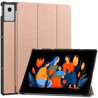 imoshion Trifold Bookcase Lenovo Idea Tab Plus - Rose Gold