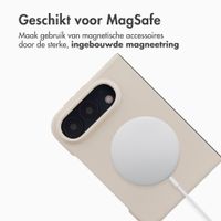 Accezz Liquid Silicone Backcover met MagSafe Apple iPhone Duo - Stone