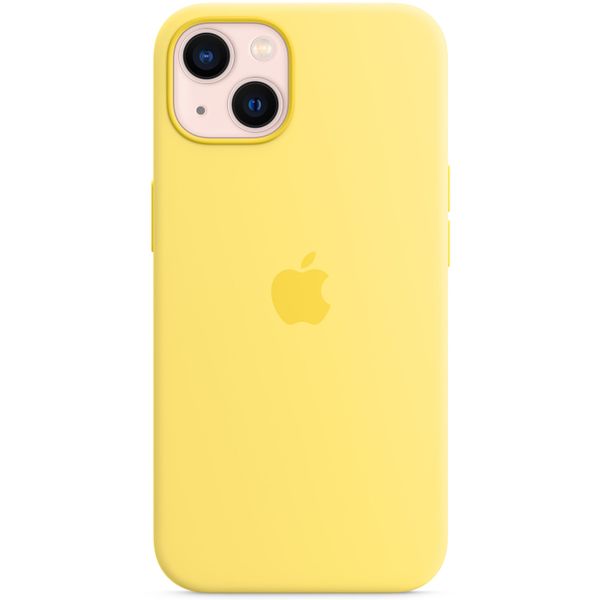 Apple Silicone Back Cover with MagSafe Apple iPhone 13 - Lemon Zest