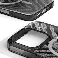 iDeal of Sweden Clear Case Limited met MagSafe Apple iPhone 16 Pro - Zebra Mystique