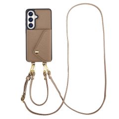 Selencia Sera Phone Case with Cord and Envelope Card Holder Samsung Galaxy S26 - Taupe