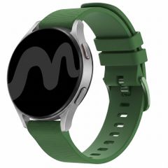 imoshion Siliconen sport bandje met gesp  - Universeel 22 mm aansluiting - Donkergroen