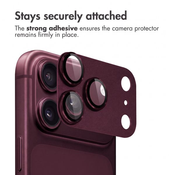 imoshion Camera Protector Glass 2-pack Apple iPhone 18 Pro / 17 Pro - Plum