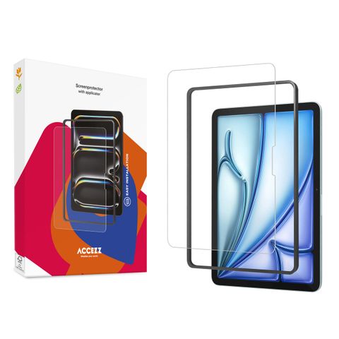 Accezz Glass Screen Protector + Applicator Apple iPad Air 11 inch (2026) M4 / (2025) M3 / (2024) M2