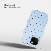 Selencia Vivid Wavy Backcover met MagSafe Apple iPhone 14 / 13 - Happy Dots Digital Sky