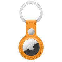 Apple Leather Key Ring Apple AirTag - California Poppy