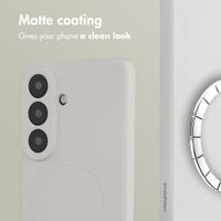 imoshion Colour Back Cover with MagSafe Samsung Galaxy S26 Plus - Beige