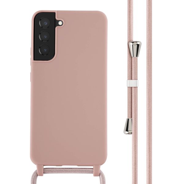 imoshion Siliconen hoesje met koord Samsung Galaxy S22 Plus - Sand Pink