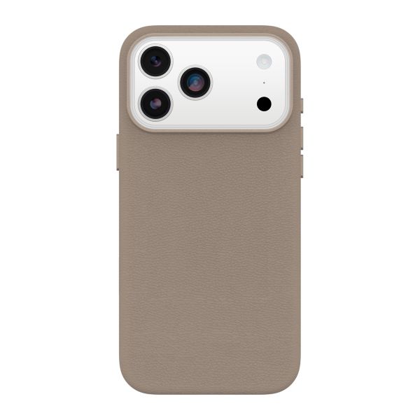 OtterBox Symmetry Cactus leren Backcover met MagSafe Apple iPhone 17 Pro Max - Light Grey