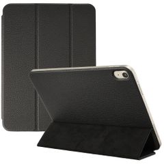 Accezz Leather Trifold Bookcase Apple iPad 11 (2025) 11 inch A16 / iPad 10 (2022) 10.9 inch - Zwart