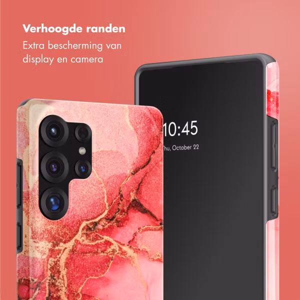 Selencia Vivid Backcover Samsung Galaxy S25 Ultra - Rosy Marble