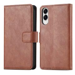 imoshion Luxe Bookcase Samsung Galaxy S25 Edge - Bruin