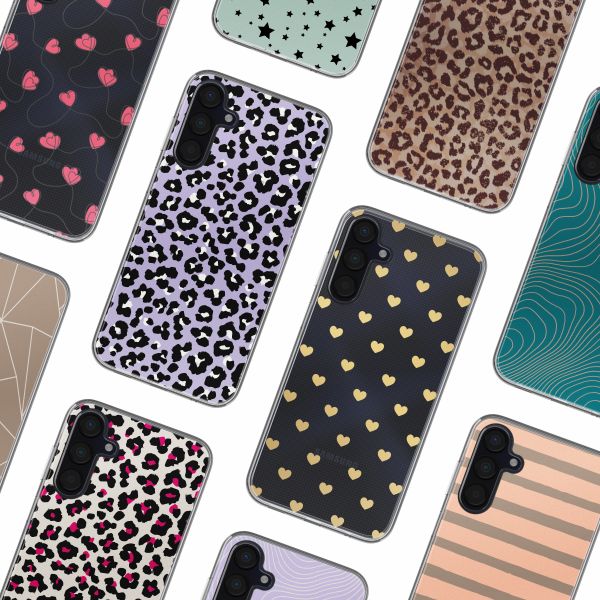 imoshion Design hoesje Samsung Galaxy A35 - Leopard Lilac