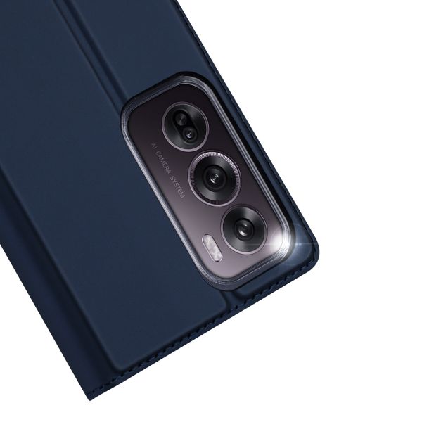 Dux Ducis Slim Softcase Bookcase Oppo Reno 12 Pro - Donkerblauw