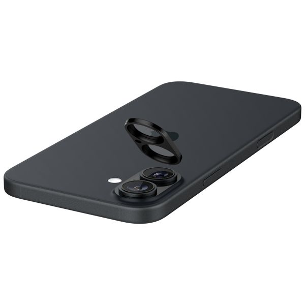 Spigen GLAStR EZ Fit Optik Camera Protector 2 Pack Apple iPhone 16 Plus - Black