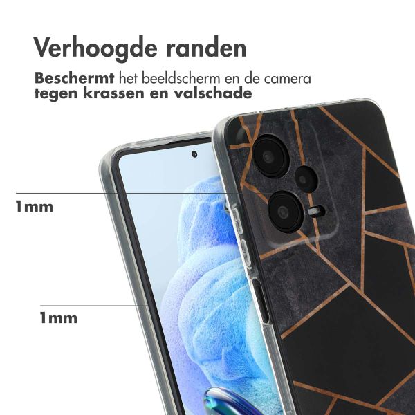 imoshion Design hoesje Xiaomi Redmi Note 12 Pro - Black Graphic