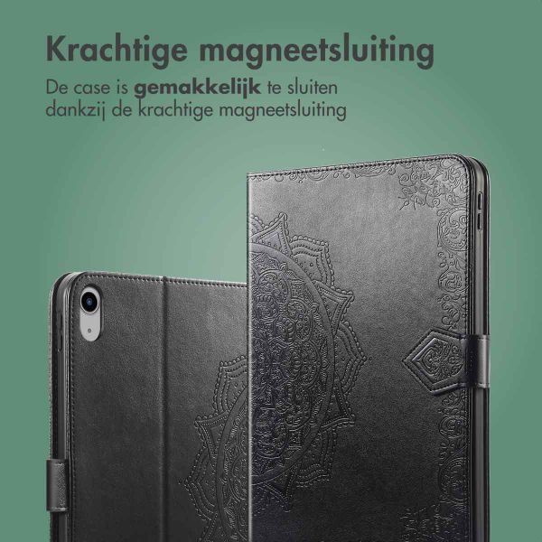 imoshion Mandala Bookcase Apple iPad 11 (2025) 11 inch / iPad 10 (2022) 10.9 inch - Zwart