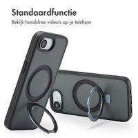 Accezz Ring Stand Backcover met MagSafe Apple iPhone 16e - Zwart