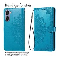 imoshion Mandala Bookcase Oppo A6x (4G/5G) - Turquoise