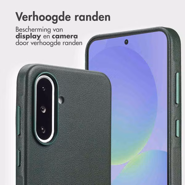 Accezz Leather Bookcase 2-in-1 met MagSafe Samsung Galaxy A36 / A56 - Cedar Green