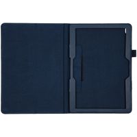 Effen Bookcase Lenovo Tab M10 - Donkerblauw