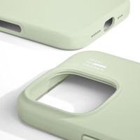 iDeal of Sweden Silicone Case met MagSafe Apple iPhone 16 Pro - Sage Green