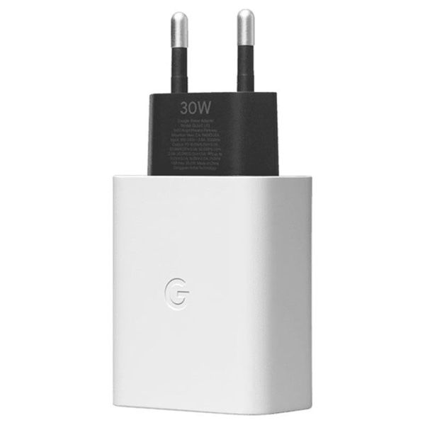 Google Originele power adapter - Oplader zonder kabel - USB-C aansluiting - 30W - Wit