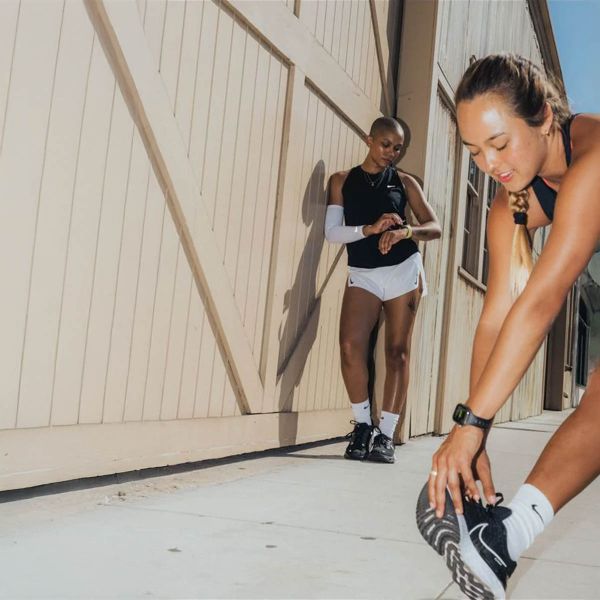 Nomad Tempo siliconen band Apple Watch Series 1 - 11 / SE / Ultra (44/45/46/49 mm) - Black