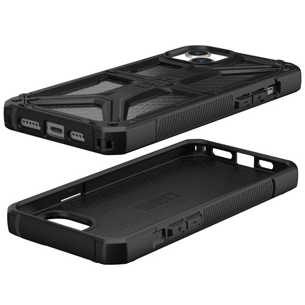 UAG Monarch Backcover iPhone 15 Plus - Carbon Fiber