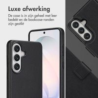 Accezz Leather Bookcase 2-in-1 met MagSafe Samsung Galaxy S26 Plus - Onyx Black