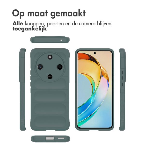 imoshion EasyGrip Backcover Honor Magic 6 Lite - Donkergroen