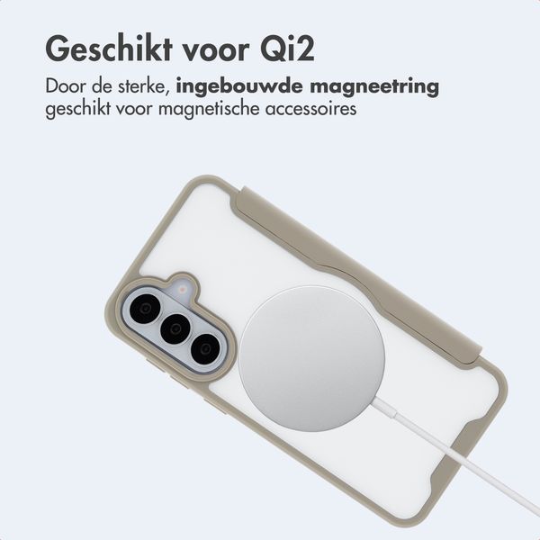 imoshion Transparante Bookcase met MagSafe Samsung Galaxy S26 - Beige