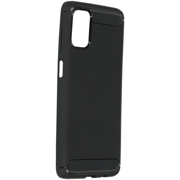 Brushed Backcover Samsung Galaxy M51 - Zwart