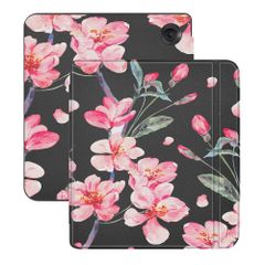 imoshion Design Slim Hard Case Sleepcover met stand Kobo Libra Colour - Blossom