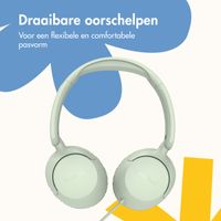 imoshion Kinderkoptelefoon met Draad - AUX kabel - Decibelbegrenzer - Mint Green