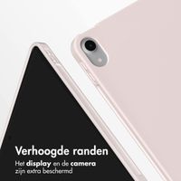 Accezz Smart Silicone Bookcase Apple iPad Air 11 inch (2025) M3 / (2024) M2 / Air 5 (2022) / Air 4 (2020) - Roze