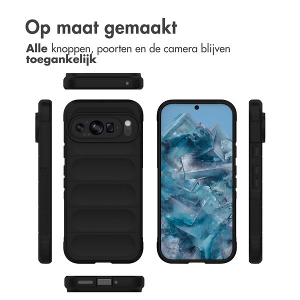 imoshion EasyGrip Backcover Google Pixel 9 / 9 Pro - Zwart