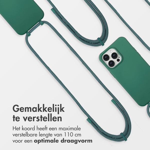 imoshion Color Backcover met afneembaar koord MagSafe Apple iPhone 14 Pro Max - Donkergroen