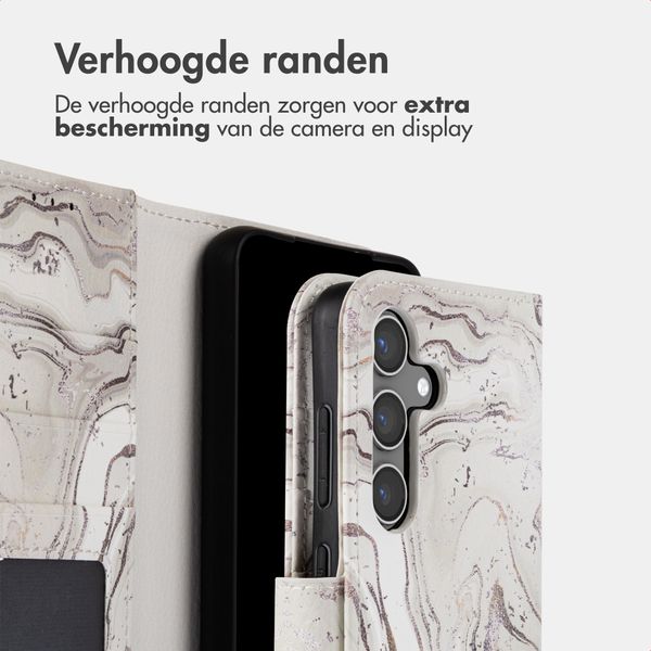 imoshion Design Bookcase Samsung Galaxy S24 - Sandy Marble