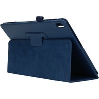 Effen Bookcase Lenovo Tab E10 - Blauw