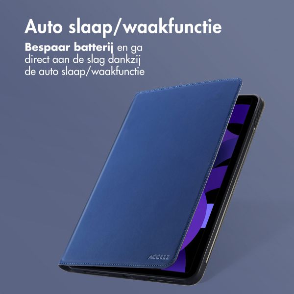 Accezz Classic Tablet Case Apple iPad 11 (2025) 11 inch A16 / iPad 10 (2022) 10.9 inch - Donkerblauw