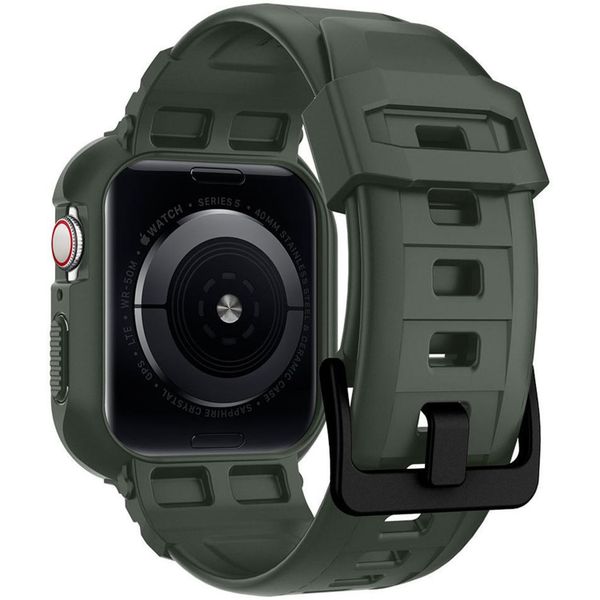 Spigen Rugged Armor™ Pro case Apple Watch 40 mm / 41 mm - Groen