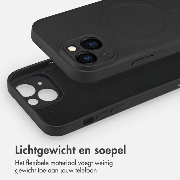 imoshion Color Backcover met MagSafe iPhone 15 - Zwart