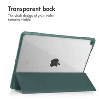 imoshion Trifold Hard Case Book Cover Apple iPad 9 (2021) 10.2 inch / iPad 8 (2020) 10.2 inch / iPad 7 (2019) 10.2 inch - Green